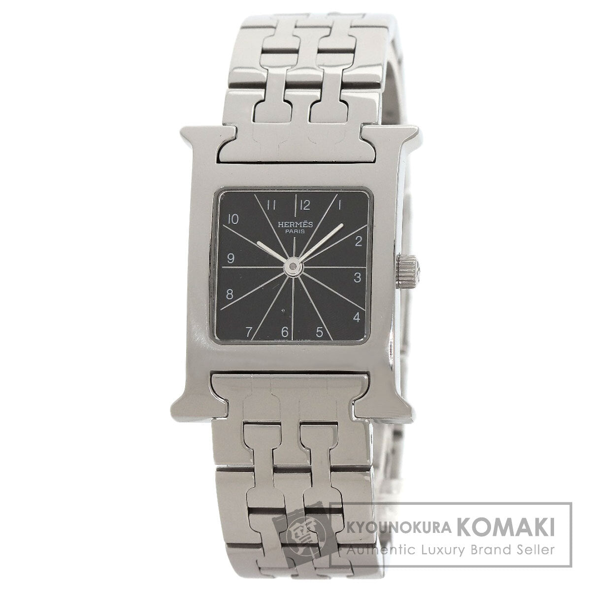 HERMES エルメス HH1.210 Hウォッチ 腕時計 SS レディース 中古