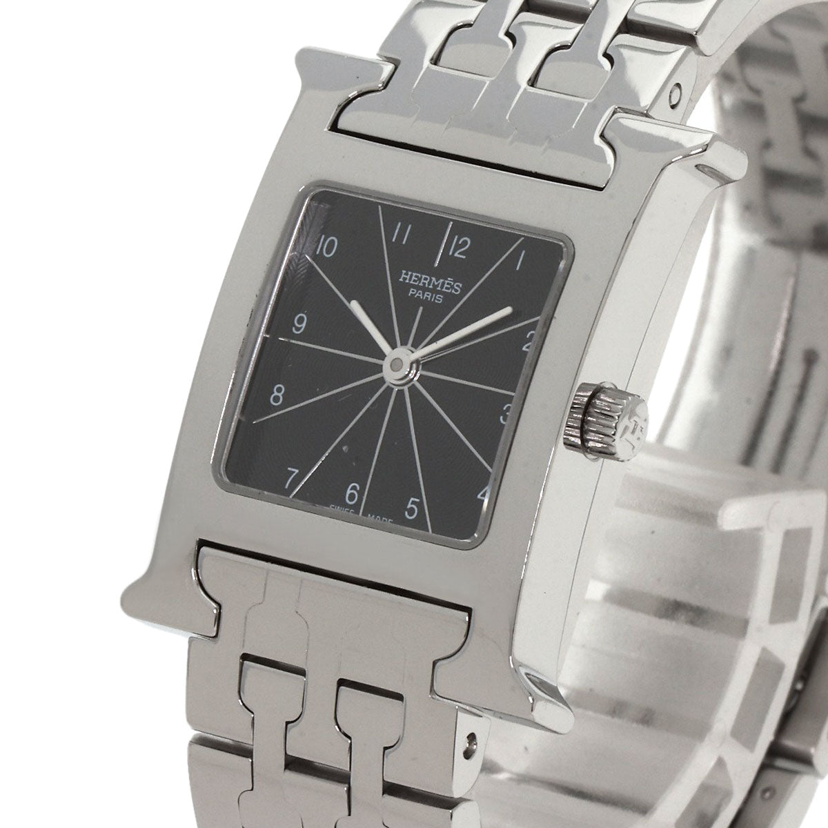 HERMES エルメス HH1.210 Hウォッチ 腕時計 SS レディース 中古