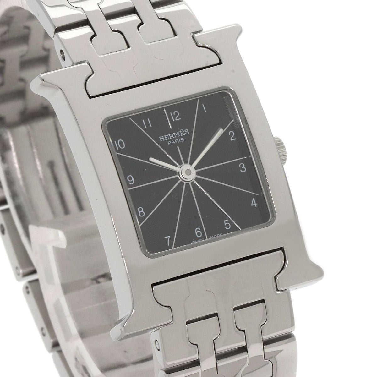 HERMES エルメス HH1.210 Hウォッチ 腕時計 SS レディース 中古