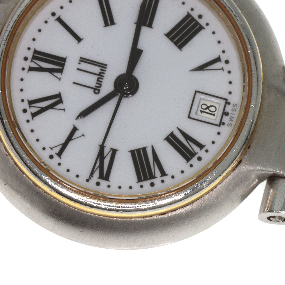 Dunhill ダンヒル エリート 腕時計 SS レディース 中古