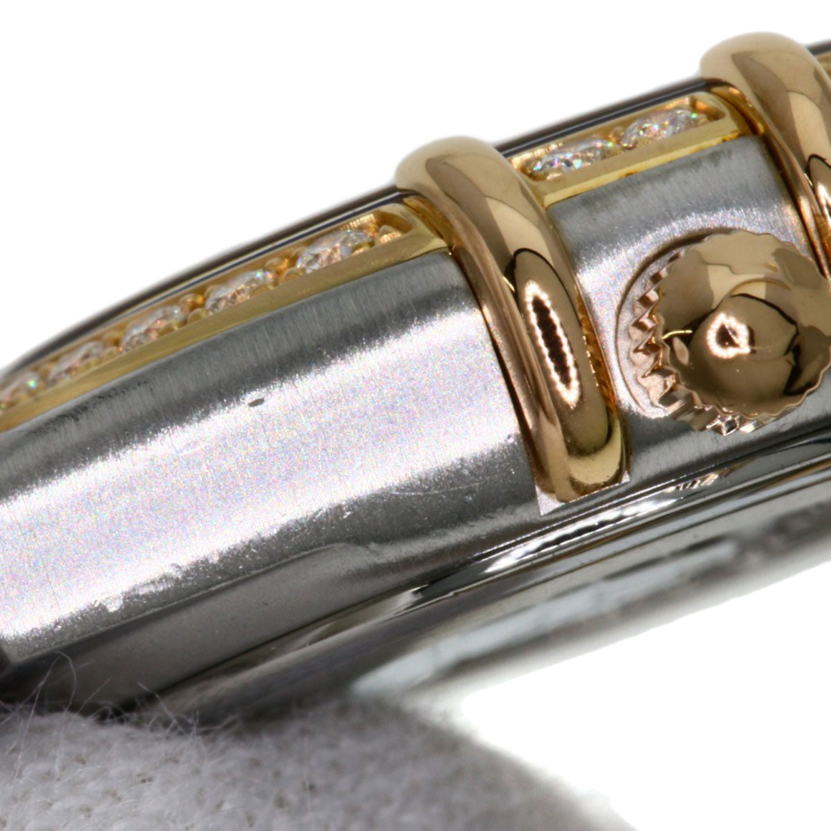 OMEGA オメガ 1358.60 コンステレーション 12P ベゼル ダイヤモンド 腕時計 SS レディース 中古