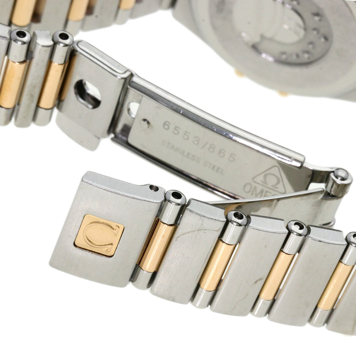 OMEGA オメガ 1358.60 コンステレーション 12P ベゼル ダイヤモンド 腕時計 SS レディース 中古