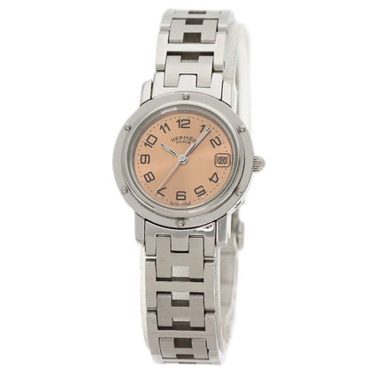 HERMES エルメス CL4.210 クリッパー 腕時計 SS レディース 中古