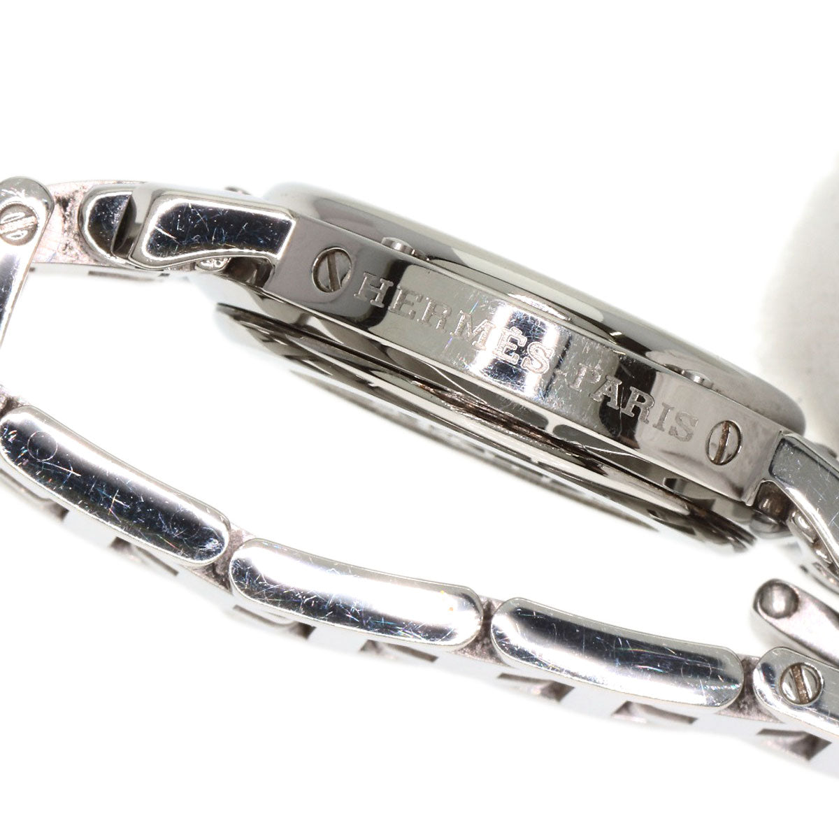 HERMES エルメス CL4.210 クリッパー 腕時計 SS レディース 中古