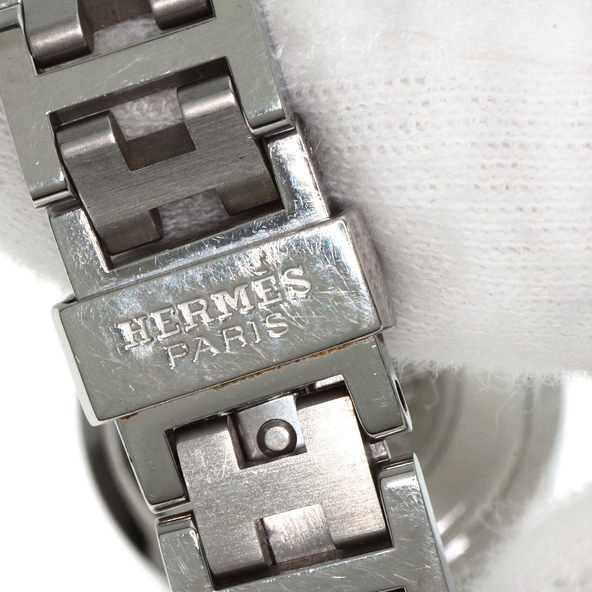 HERMES エルメス CL4.210 クリッパー 腕時計 SS レディース 中古
