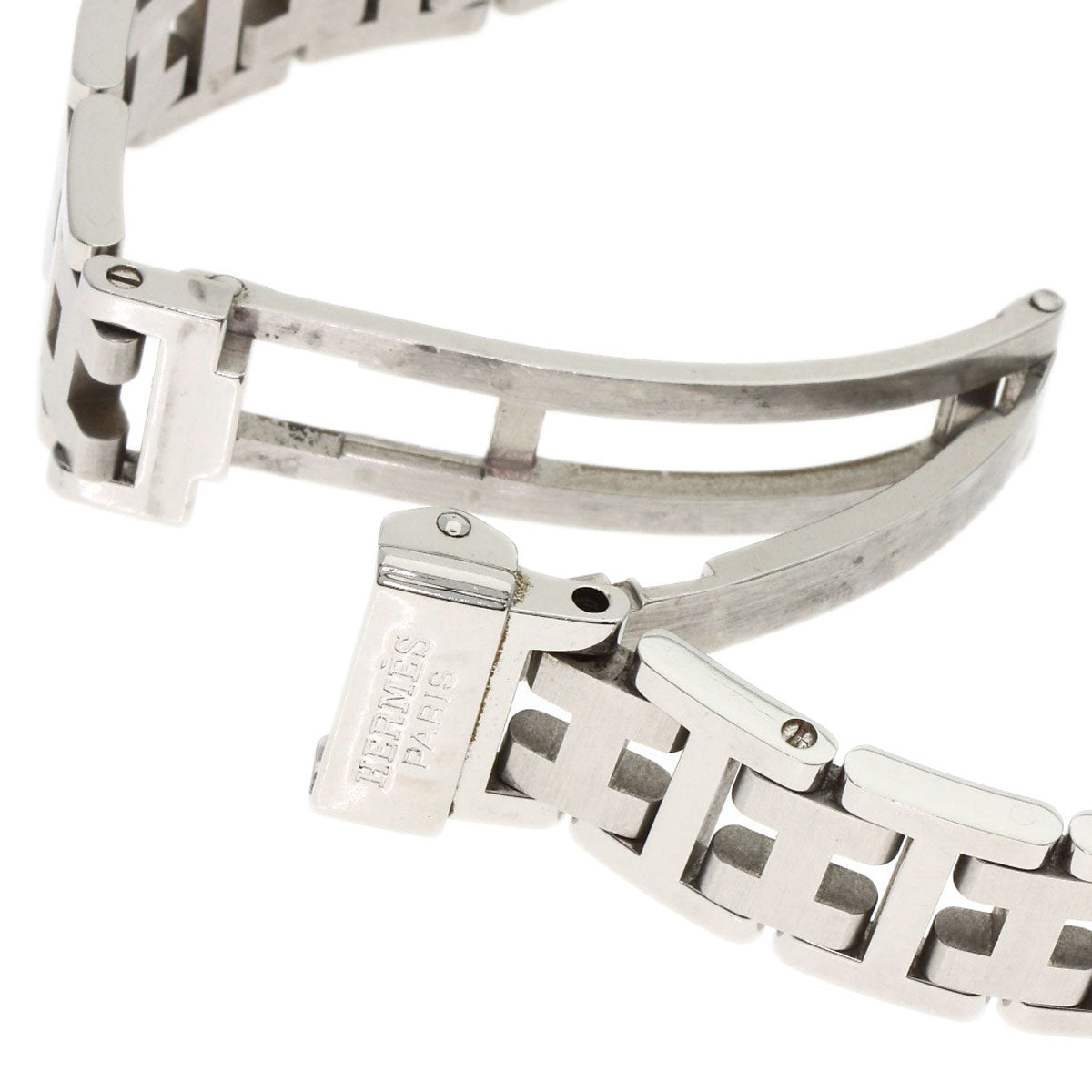HERMES エルメス CL4.210 クリッパー 腕時計 SS レディース 中古