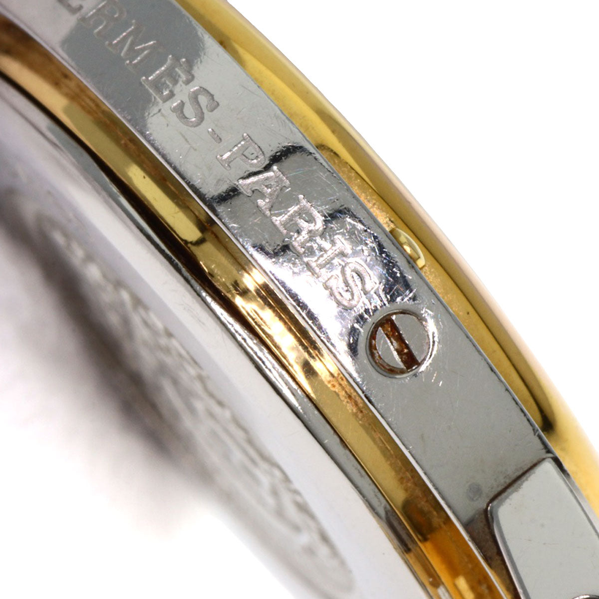 HERMES エルメス クリッパー 旧バックル 腕時計 SS レディース 中古