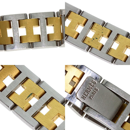 HERMES エルメス クリッパー 旧バックル 腕時計 SS レディース 中古