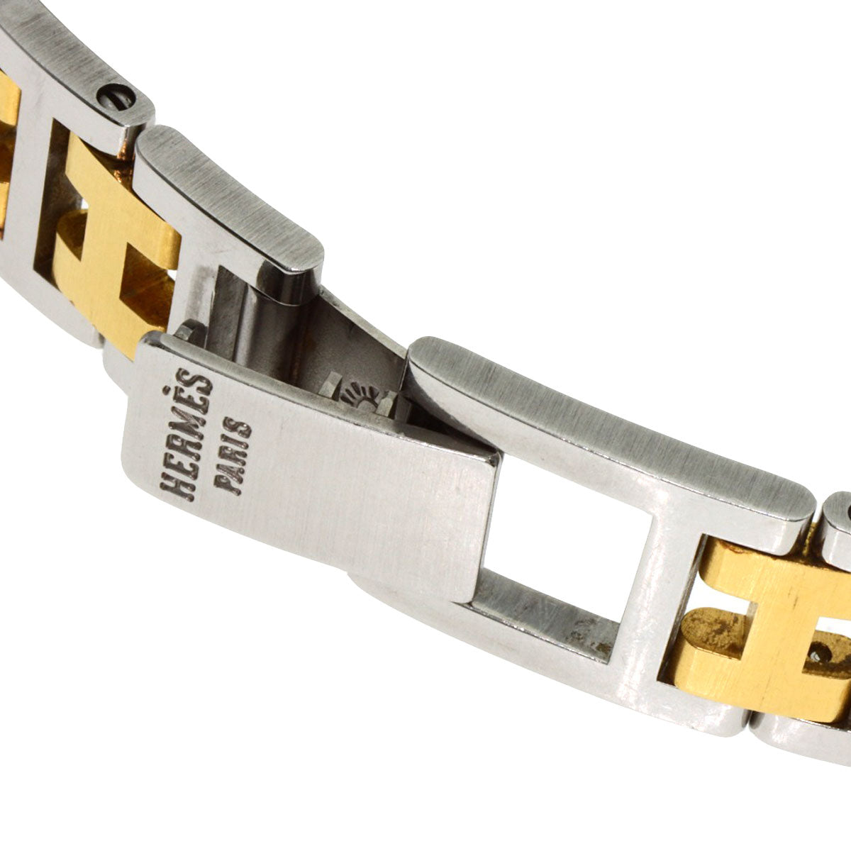HERMES エルメス クリッパー 旧バックル 腕時計 SS レディース 中古