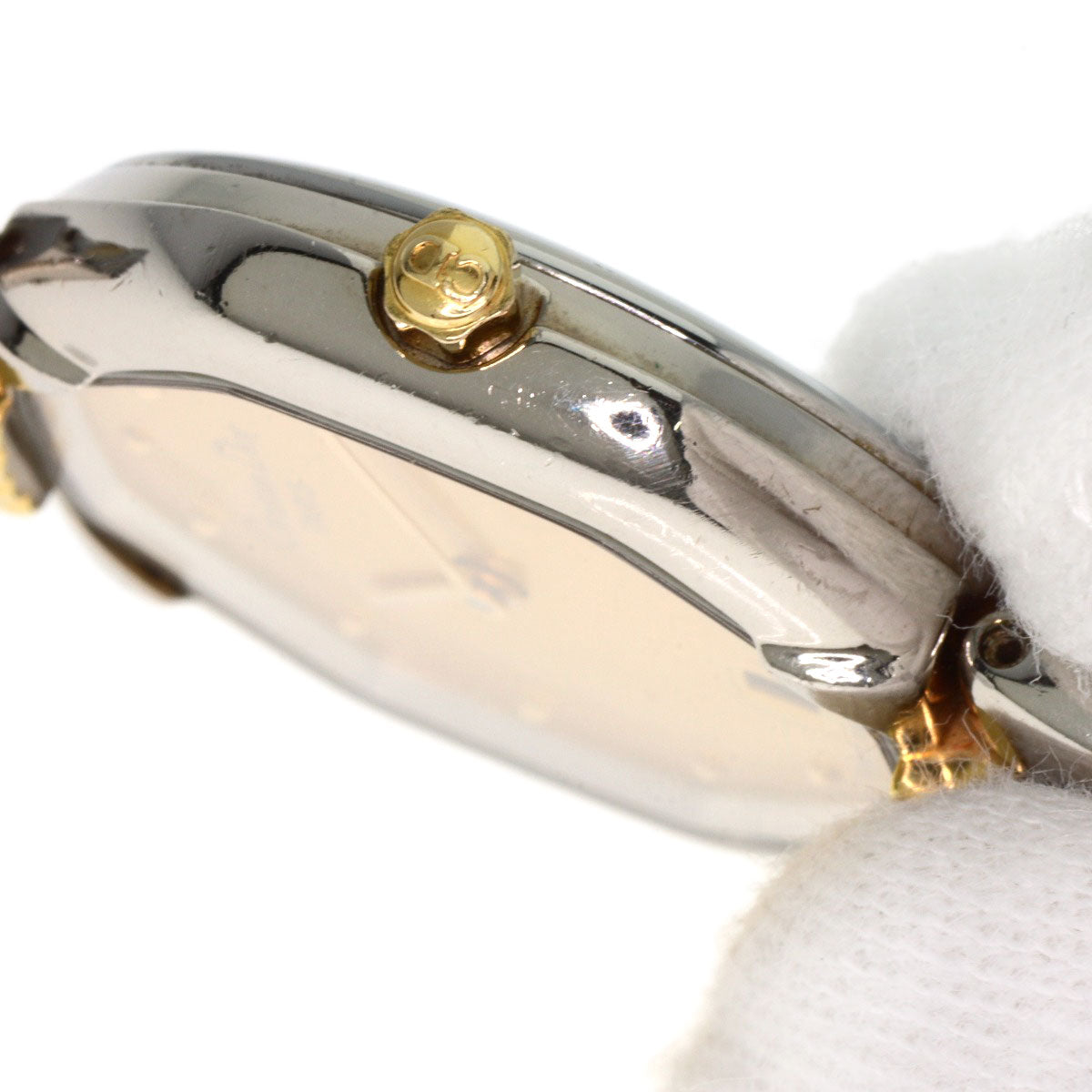 CHRISTIAN DIOR クリスチャンディオール D48-203 オクタゴン 腕時計 SS レディース 中古