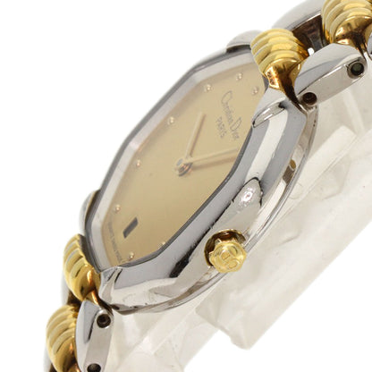 CHRISTIAN DIOR クリスチャンディオール D48-203 オクタゴン 腕時計 SS レディース 中古