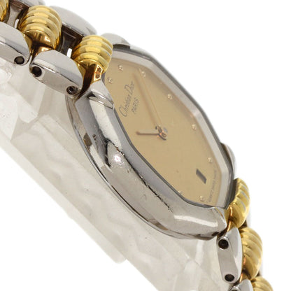 CHRISTIAN DIOR クリスチャンディオール D48-203 オクタゴン 腕時計 SS レディース 中古