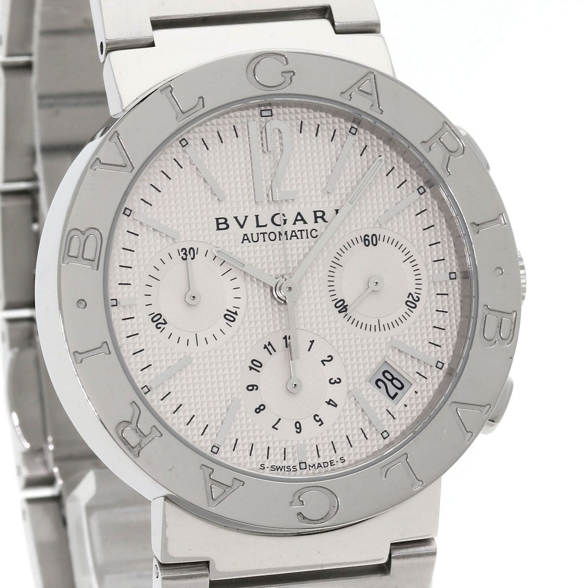 BVLGARI ブルガリ BB38WSSDCH/N ブルガリブルガリ 腕時計 SS メンズ 中古