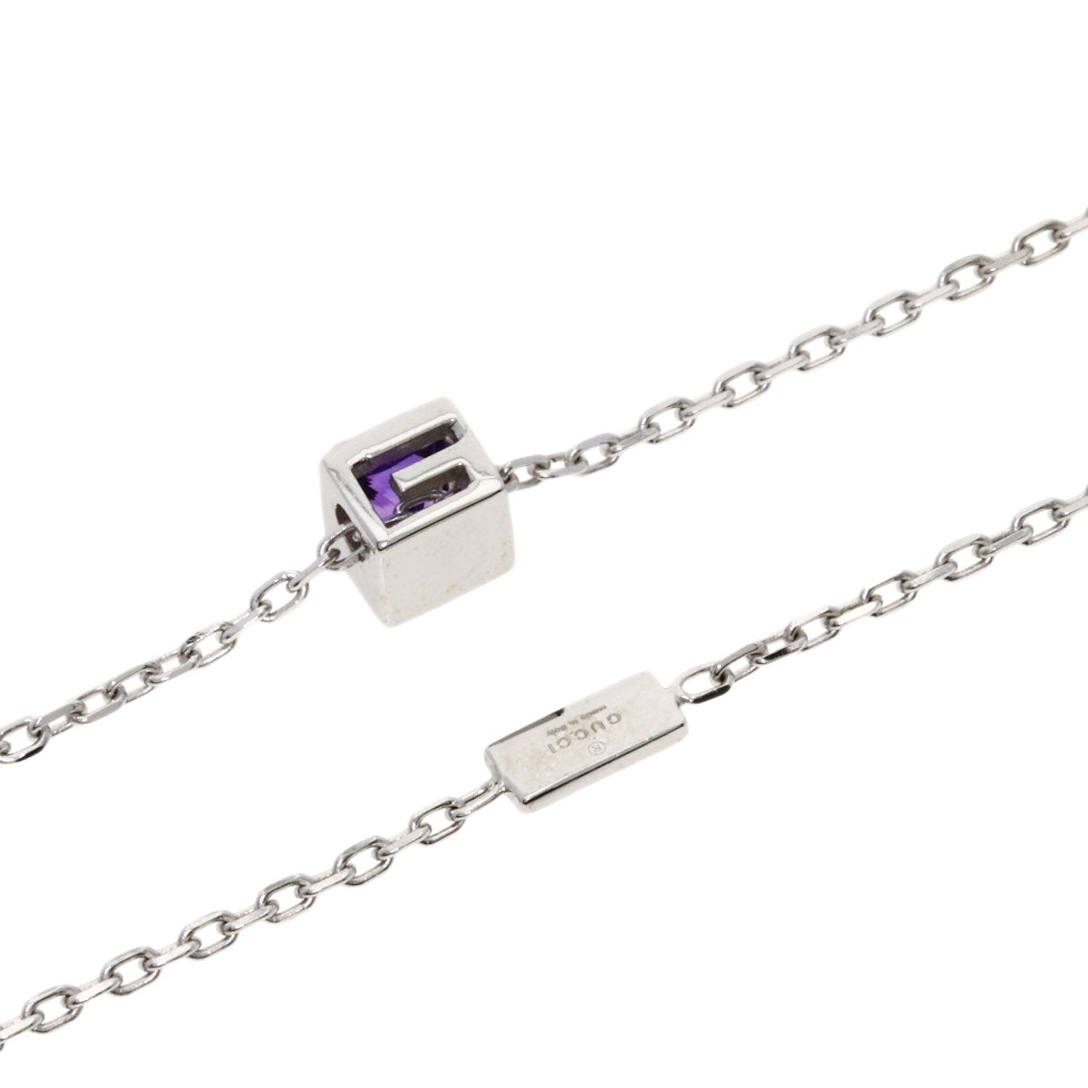 グッチ スクエアG アメジスト ネックレス 中古 商品画像3