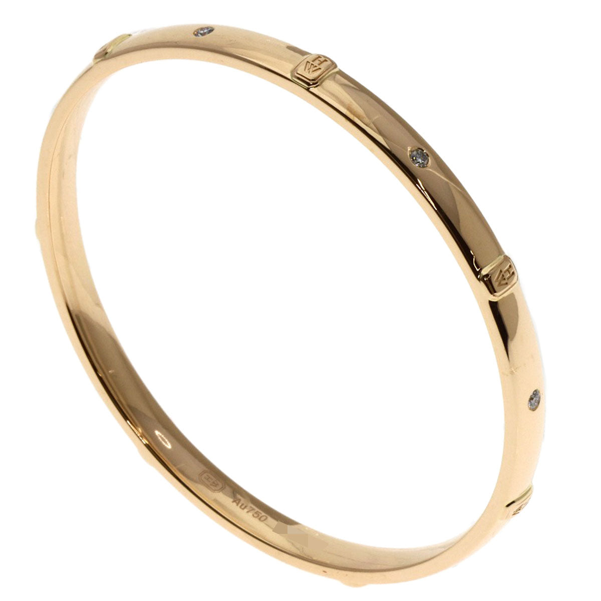 HARRY WINSTON ハリーウィンストン HW 7P ダイヤモンド ブレスレット K18PG レディース 中古