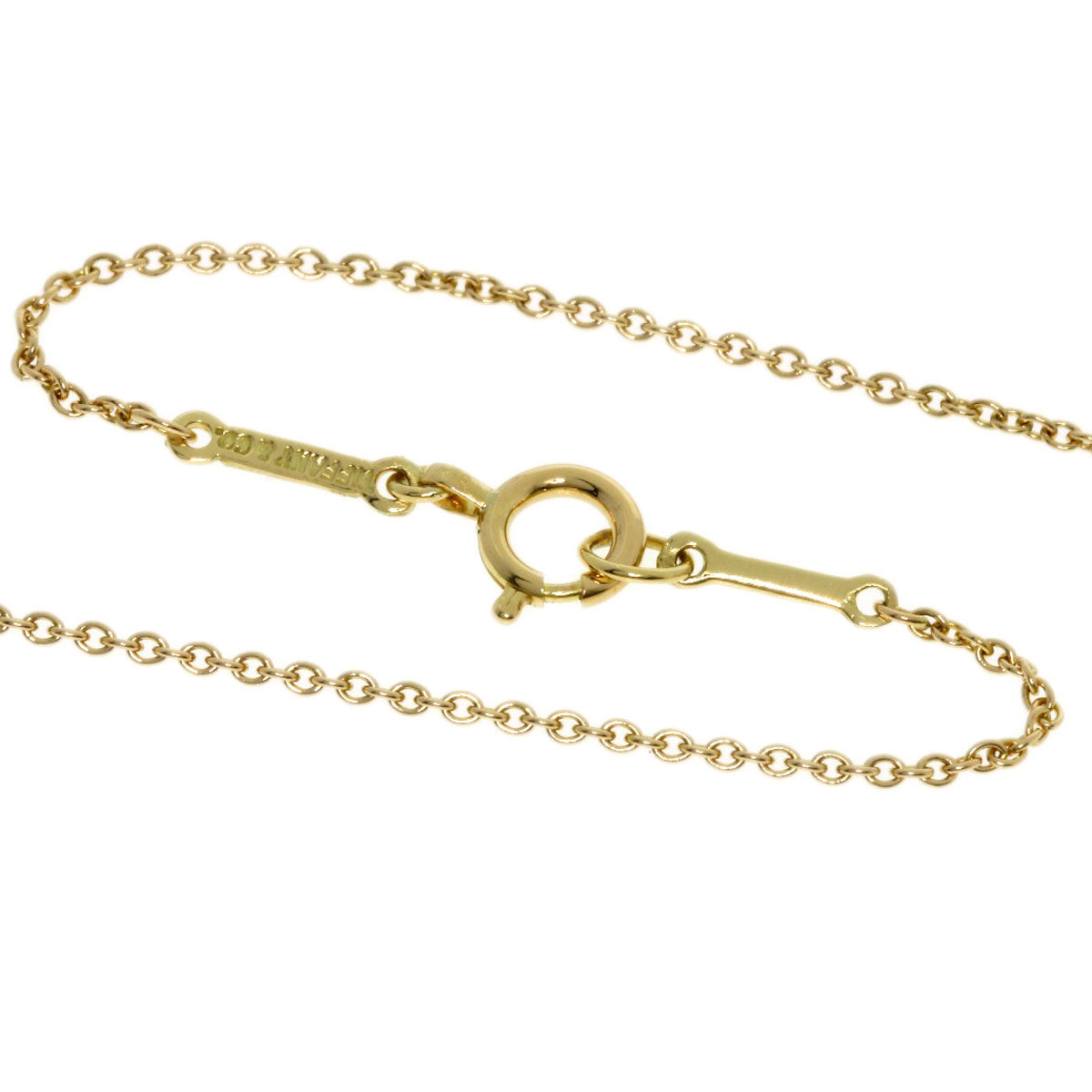 TIFFANY&Co. ティファニー バイザヤード ダイヤモンド ネックレス K18YG レディース 中古