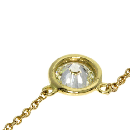 TIFFANY&Co. ティファニー バイザヤード ダイヤモンド ネックレス K18YG レディース 中古