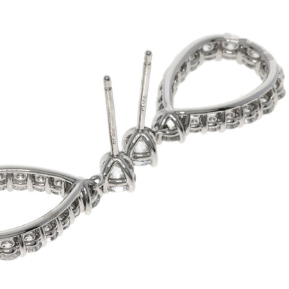 HARRY WINSTON ハリーウィンストン ループ エクストララージ ダイヤモンド ピアス PT950 レディース 中古