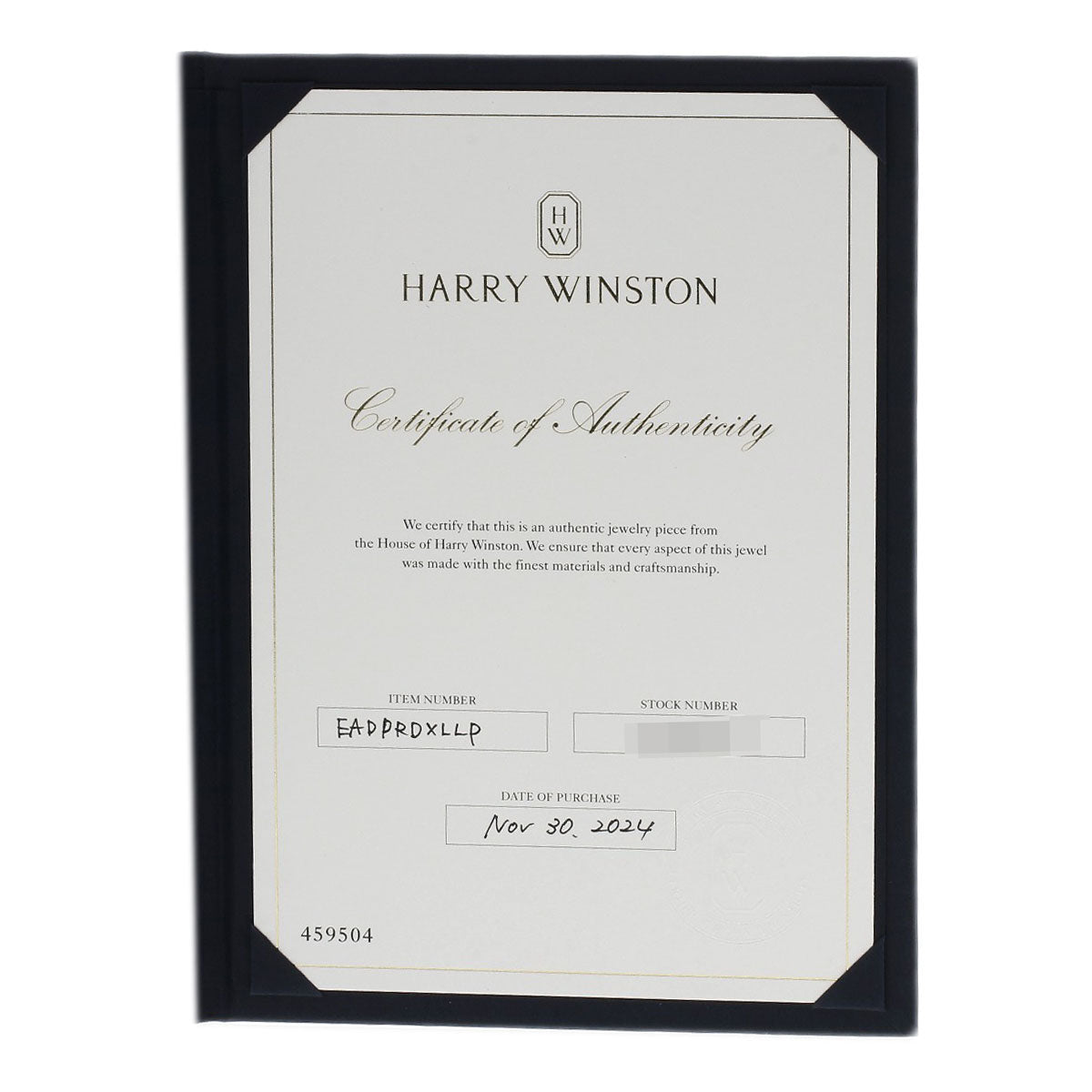 HARRY WINSTON ハリーウィンストン ループ エクストララージ ダイヤモンド ピアス PT950 レディース 中古