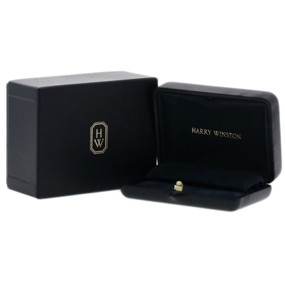 HARRY WINSTON ハリーウィンストン ループ エクストララージ ダイヤモンド ピアス PT950 レディース 中古