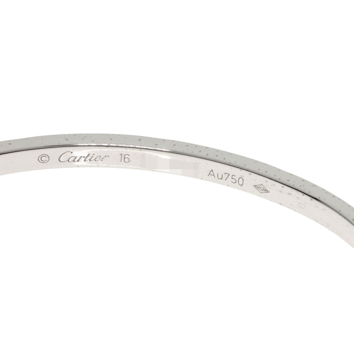カルティエ ラブブレス SM フル ダイヤモンド #16　ドライバー無し ブレスレット 中古 商品画像5