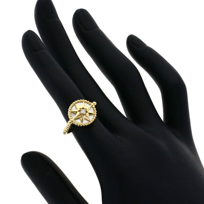 ディオール ローズ デヴァン ホワイトシェル ダイヤモンド #48 リング・指輪 中古 商品画像7