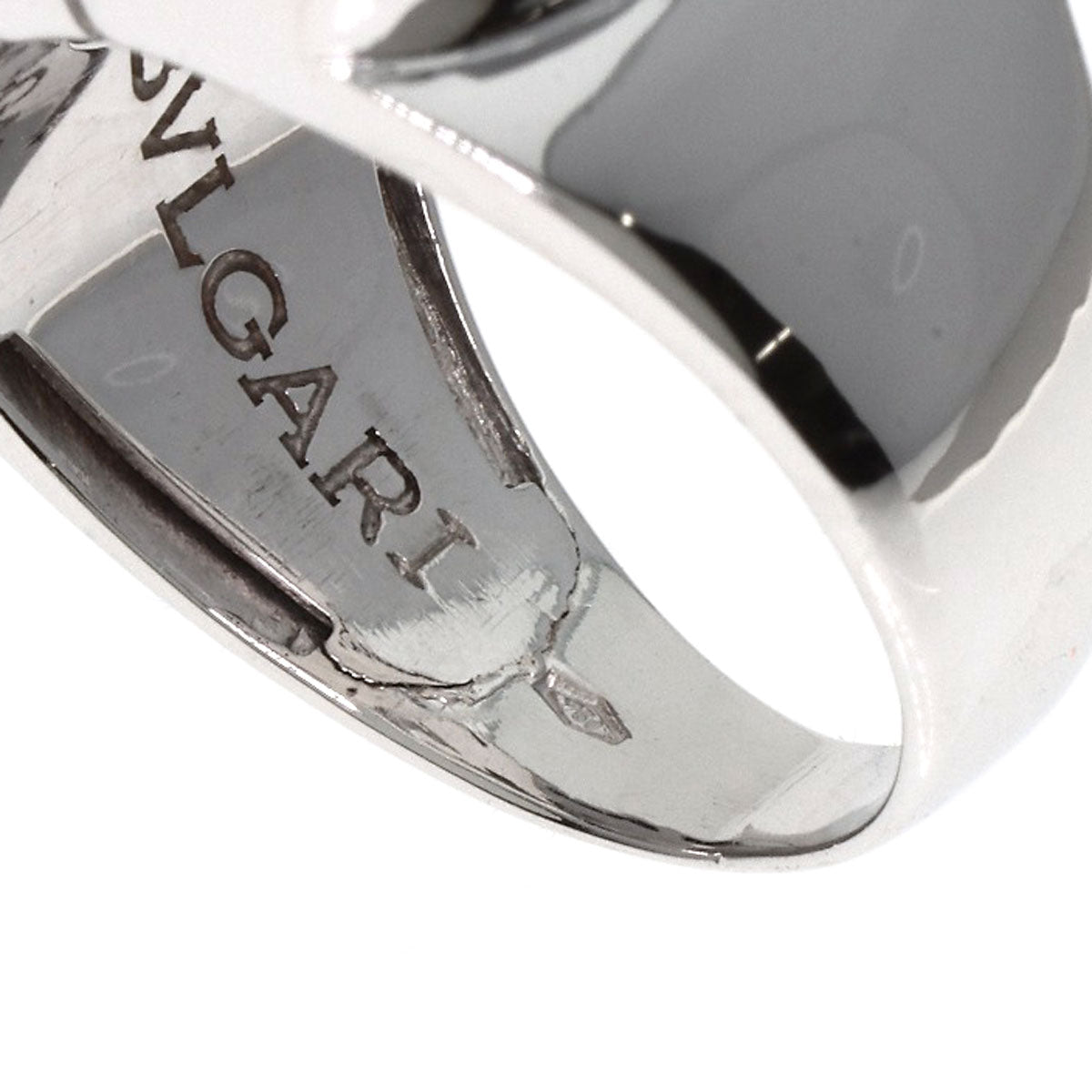 BVLGARI ブルガリ パレンテシ パヴェ ダイヤモンド リング・指輪 K18WG レディース 中古