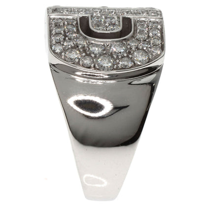 BVLGARI ブルガリ パレンテシ パヴェ ダイヤモンド リング・指輪 K18WG レディース 中古