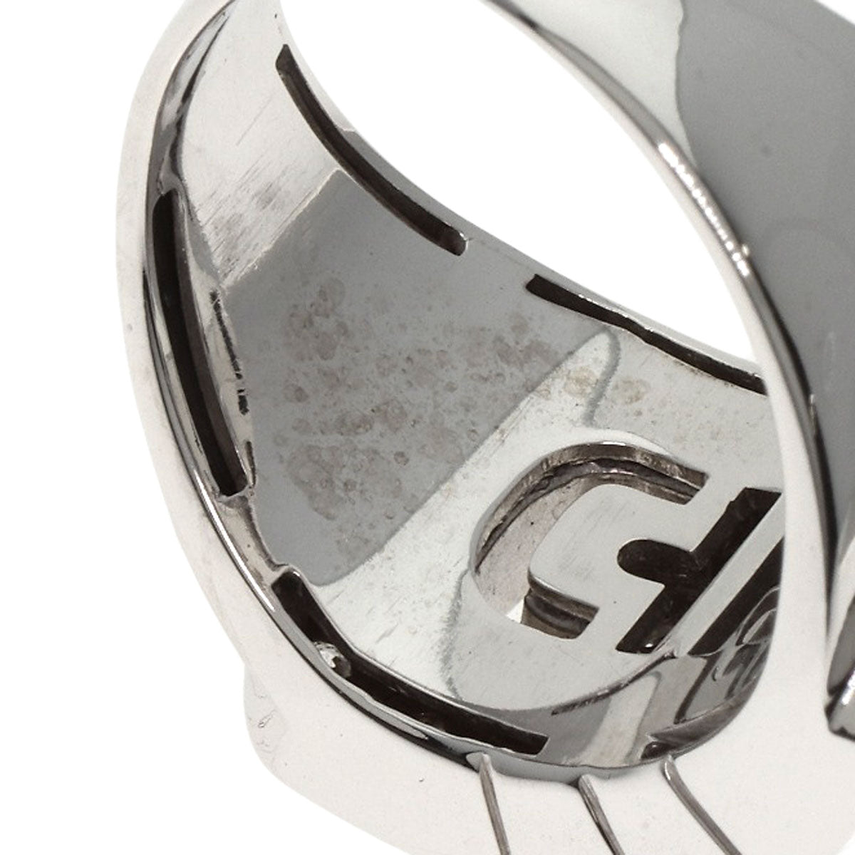BVLGARI ブルガリ パレンテシ パヴェ ダイヤモンド リング・指輪 K18WG レディース 中古