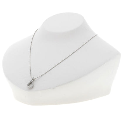 HARRY WINSTON ハリーウィンストン ループ ミディアム ダイヤモンド ネックレス PT950 レディース 中古