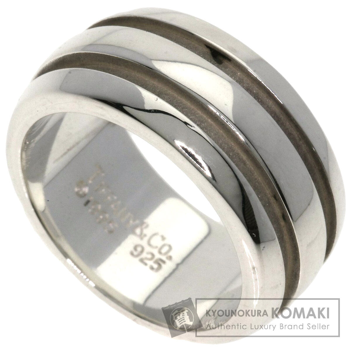 TIFFANY&Co. ティファニー グルーブド リング・指輪 SV レディース 中古