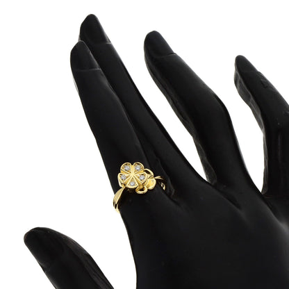 Dior ディオール ダイヤモンド リング・指輪 K18YG レディース 中古