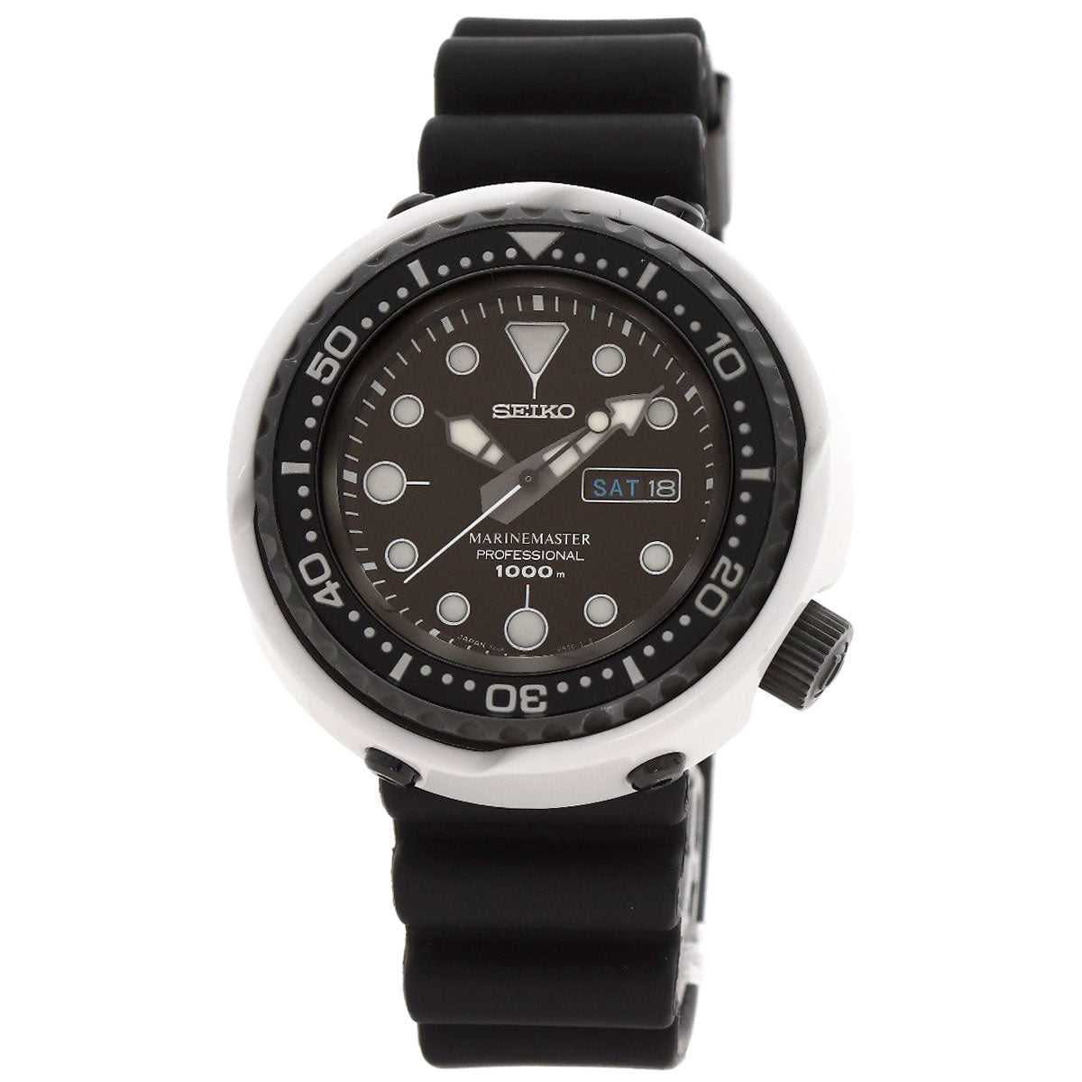 SEIKO セイコー SBBN019 7C46-0AD0 プロスペックス マリーンマスター 300本限定 腕時計 チタンセラミック メンズ 中古