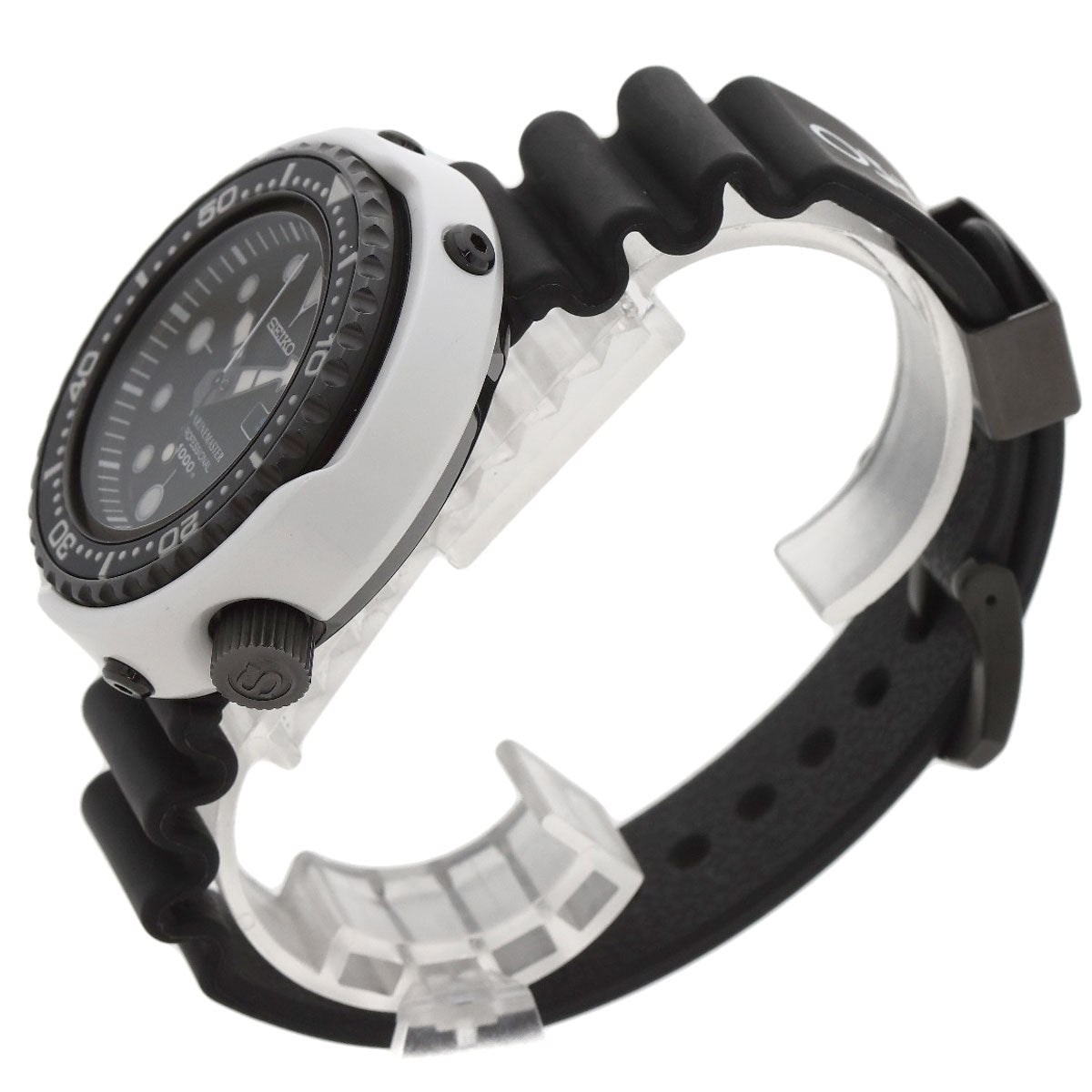 SEIKO セイコー SBBN019 7C46-0AD0 プロスペックス マリーンマスター 300本限定 腕時計 チタンセラミック メンズ 中古