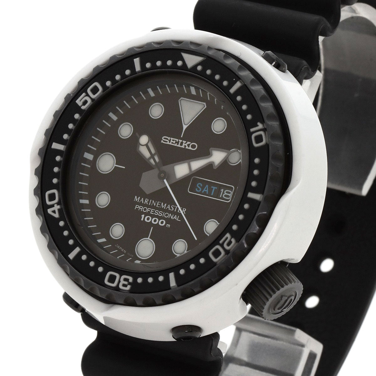 SEIKO セイコー SBBN019 7C46-0AD0 プロスペックス マリーンマスター 300本限定 腕時計 チタンセラミック メンズ 中古