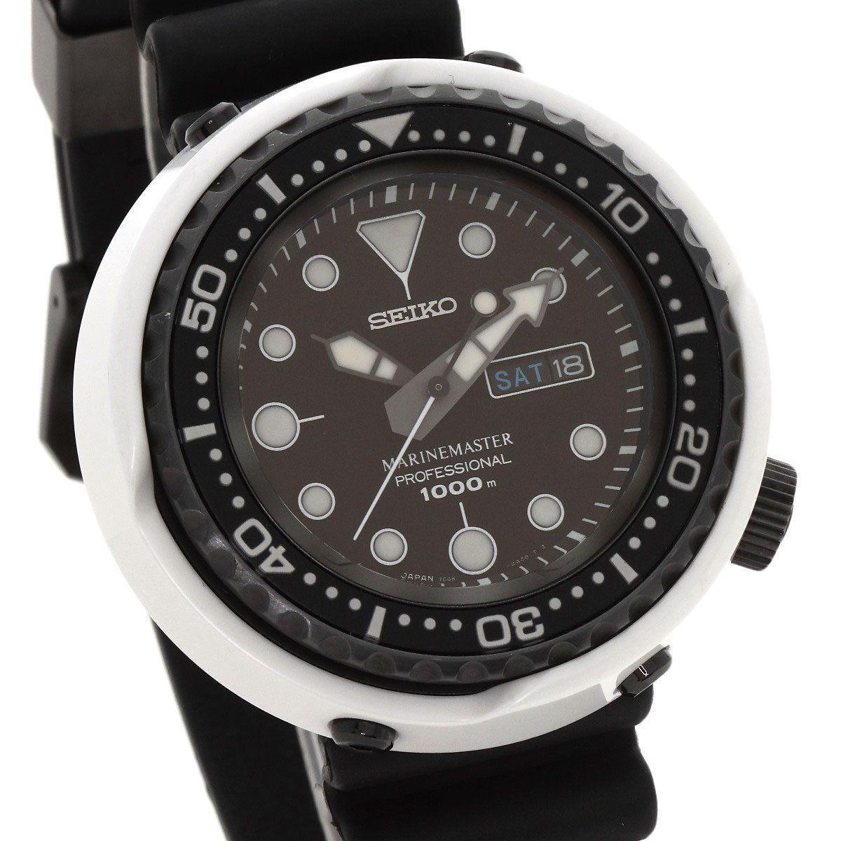 SEIKO セイコー SBBN019 7C46-0AD0 プロスペックス マリーンマスター 300本限定 腕時計 チタンセラミック メンズ 中古