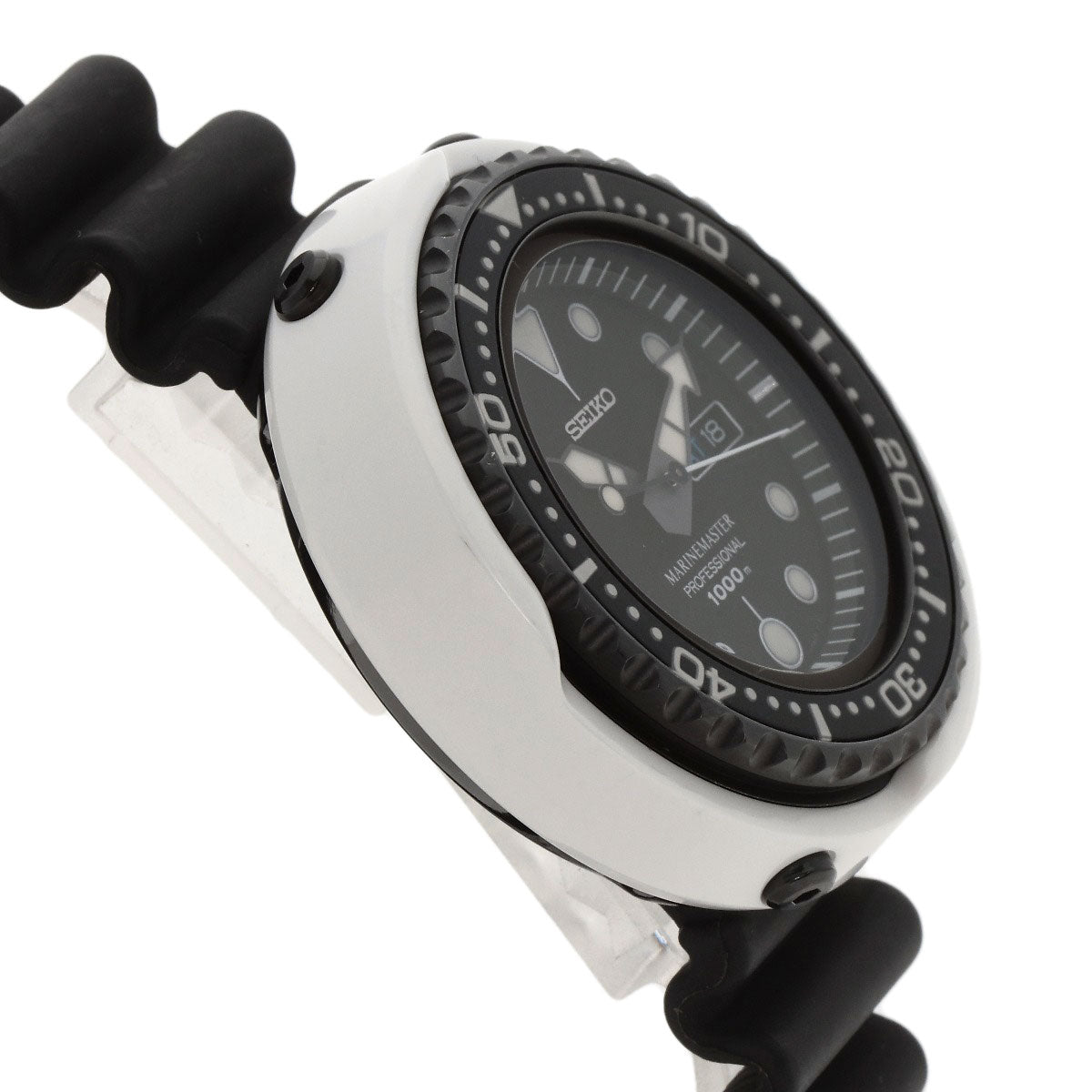 SEIKO セイコー SBBN019 7C46-0AD0 プロスペックス マリーンマスター 300本限定 腕時計 チタンセラミック メンズ 中古