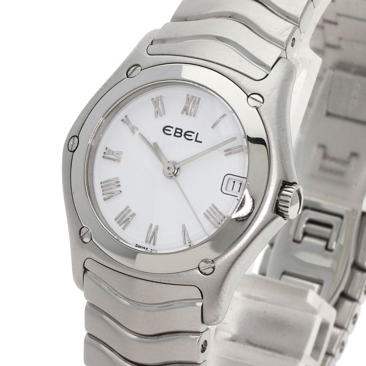 EBEL エベル 9087F21 クラシック ウェーブ 腕時計 SS レディース 中古