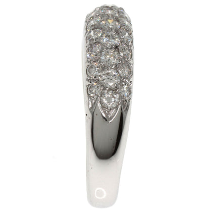 Van Cleef & Arpels ヴァンクリーフ＆アーペル パヴェ ダイヤモンド リング・指輪 K18WG レディース 中古