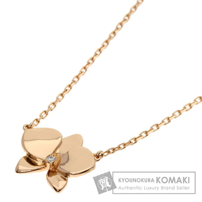 CARTIER カルティエ カレス ドルキデ パル ミディアム 1P ダイヤモンド ネックレス K18PG レディース 中古