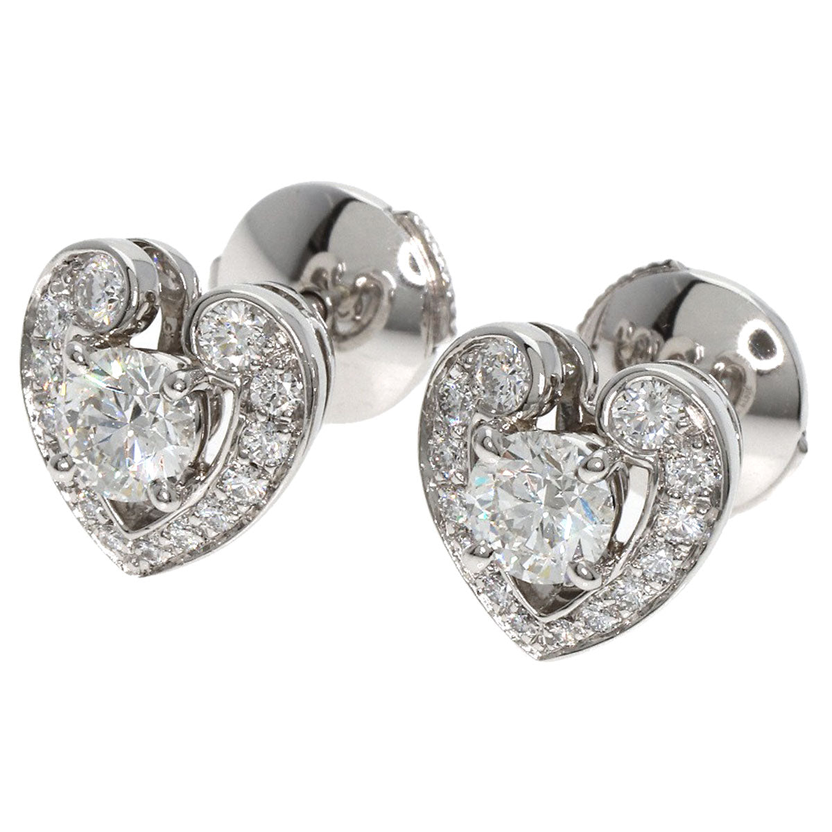 CARTIER カルティエ ユアマイン ダイヤモンド ピアス PT950 レディース 中古