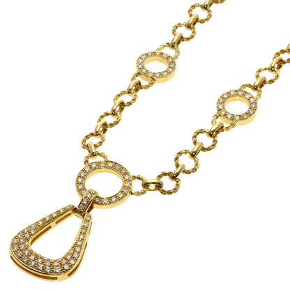 PIAGET ピアジェ ダイヤモンド ネックレス K18YG レディース 中古
