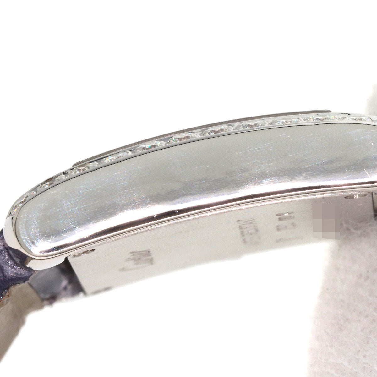 CARTIER カルティエ WE100251 タンクフランセーズ SM サイド ダイヤモンド 腕時計 K18WG レディース 中古