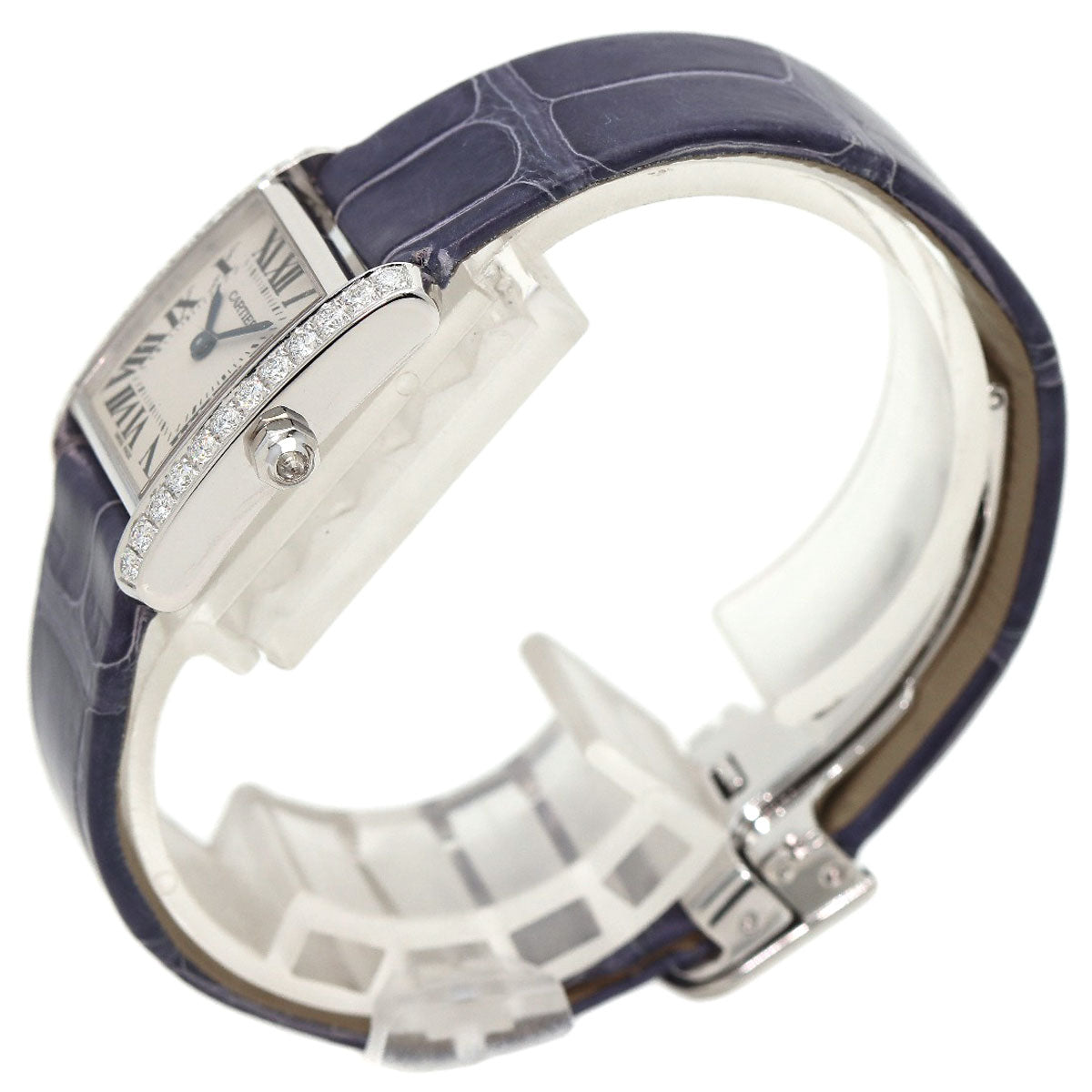 カルティエ WE100251 タンクフランセーズ SM サイド ダイヤモンド 腕時計 中古 商品画像3