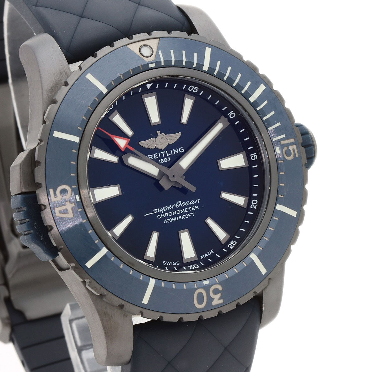 BREITLING ブライトリング V17369 スーパーオーシャン48 腕時計 チタン メンズ 中古
