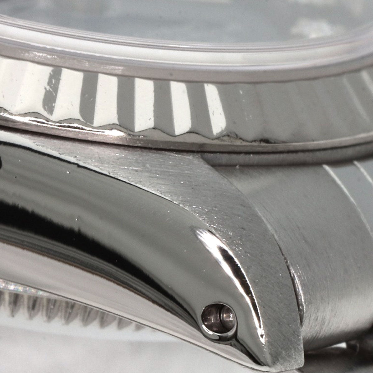 ROLEX ロレックス 69174G デイトジャスト 10P ダイヤモンド ブルーグラデーション 腕時計 SS レディース 中古