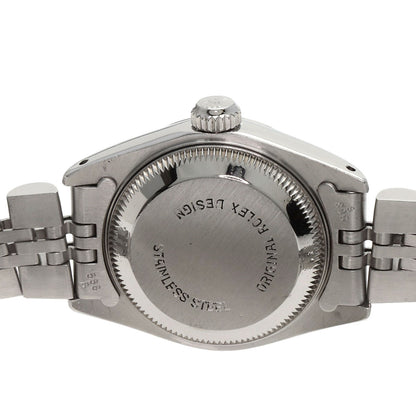 ROLEX ロレックス 69174G デイトジャスト 10P ダイヤモンド ブルーグラデーション 腕時計 SS レディース 中古