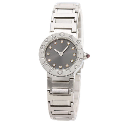 BVLGARI ブルガリ BBL23C6SS/12 ブルガリブルガリ 12P ダイヤモンド 腕時計 SS レディース 中古