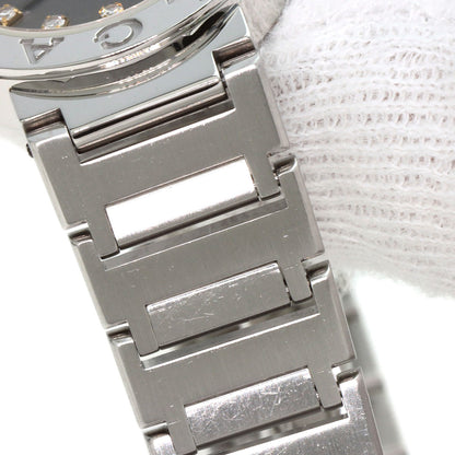BVLGARI ブルガリ BBL23C6SS/12 ブルガリブルガリ 12P ダイヤモンド 腕時計 SS レディース 中古