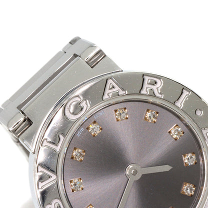 BVLGARI ブルガリ BBL23C6SS/12 ブルガリブルガリ 12P ダイヤモンド 腕時計 SS レディース 中古